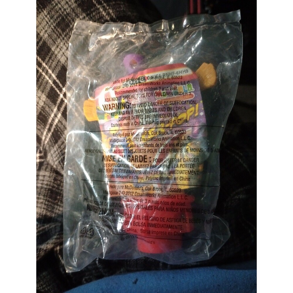McDonald's 2008 Happy Meal Toy Madagascar 3 Alex #1 Dreamworks Sealed